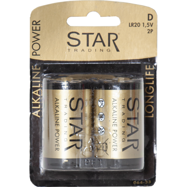 Batterie 2er Set D 1,5V Power Alkaline