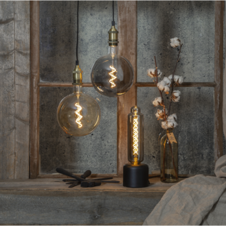 LED-lampe E27 G200 Industrial Vintage
