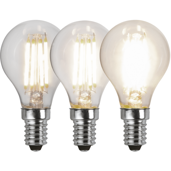 LED-Lampe E14 P45 Clear 3-step memory