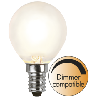 LED-Lampe E14 P45 Frosted