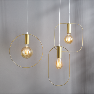 LED-Lampe E27 G95 Plain Amber