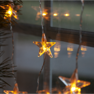 Lichtervorhang Star Curtain