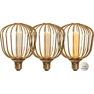 LED-Lampe E27 G125 Decoled Metal