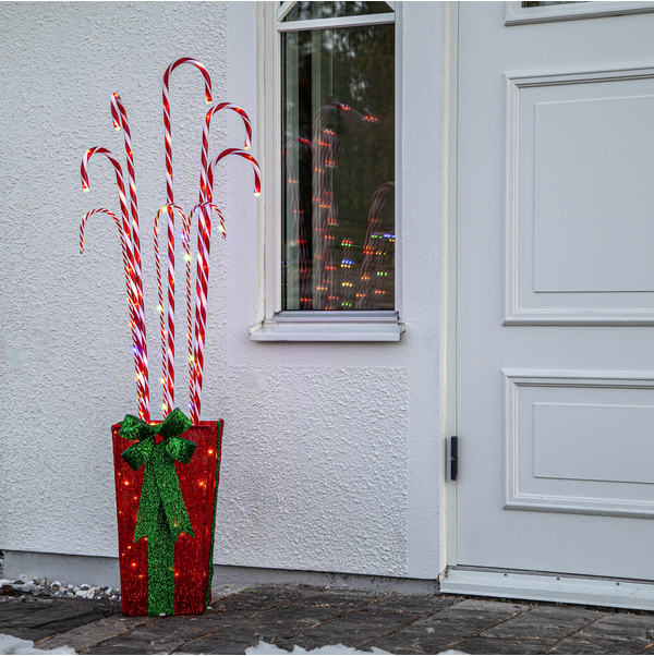 Dekoration Außen CandyCane Box