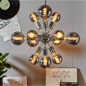 LED-Lampe E27 G125 Decoled Spiral Smoke