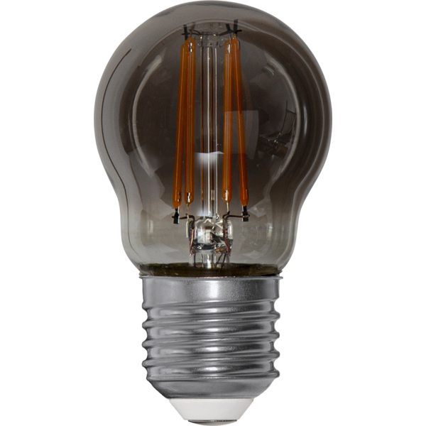LED-Lampe E27 G45 Soft Glow Smoke 3-step memory