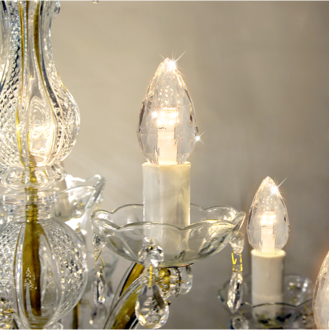 LED-Lampe E14 C35 Diamond