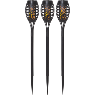 SolarPoller 3er Set Flame Mini