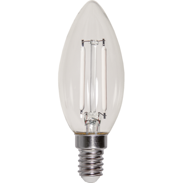 LED-Lampe E14 B35 Clear White Filament