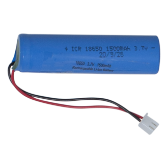 Aufladbare Batterie 18650 3,7V 1500mAh Li-ion JST-PH 2mm plug