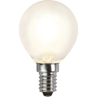 LED-Lampe E14 P45 Frosted