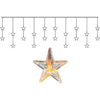 Lichtervorhang Star Curtain