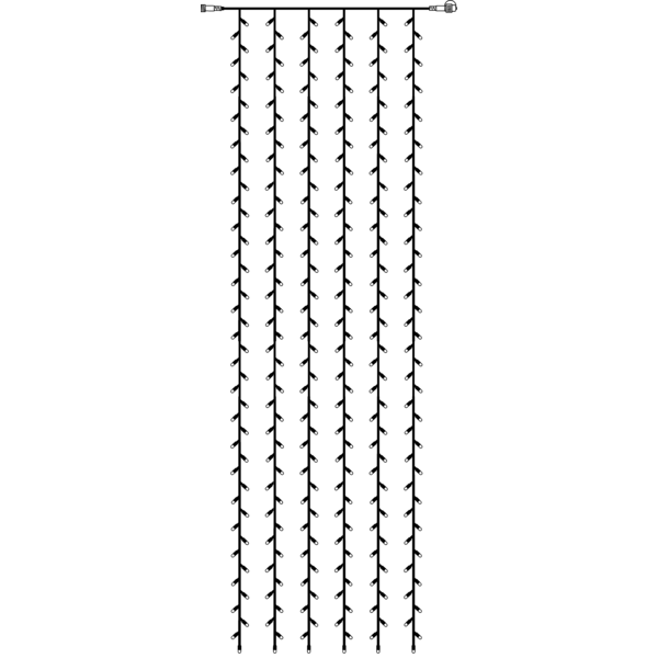 Lichtervorhang Extra System LED