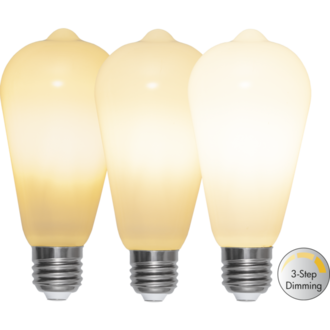 LED-Lampe E27 ST64 Opaque Filament RA90 3-step