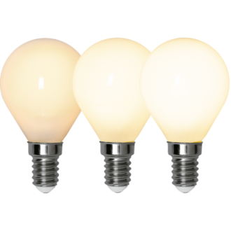LED-Lampe E14 P45 Opaque Fil RA90 3step memo