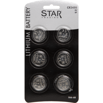 Batterie 6er Set CR2450