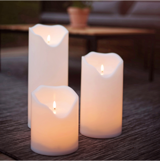 LED Stumpenkerze Flamme Grand
