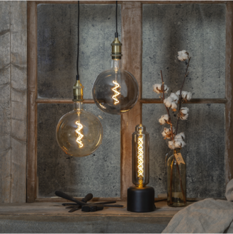LED-lampe E27 G200 Industrial Vintage