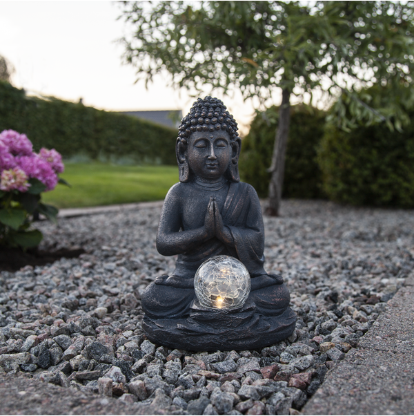 Solardekoration Buddha