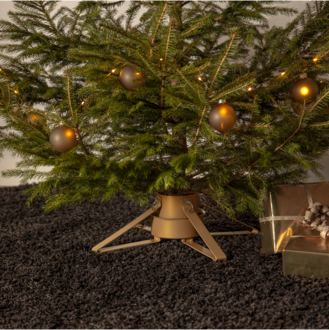 Christbaumständer Granig Gold