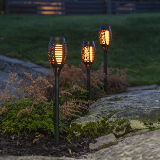 SolarPoller 3er Set Flame Mini