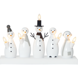 Kerzenleuchter Snowman