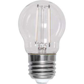 LED-Lampe E27 G45 Clear White Filament