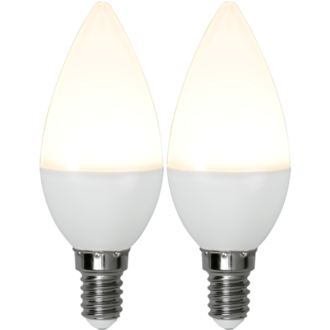 LED-Lampe E14 2 Pack Opaque Basic