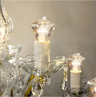 LED-Lampe E14 P45 Diamond