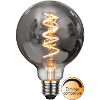 LED-Lampe E27 G95 Decoled Spiral Smoke