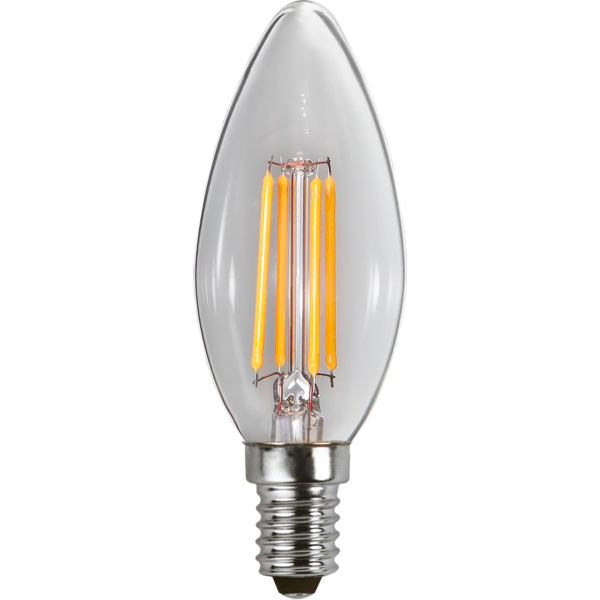 LED-Lampe E14 B35 Clear 3-step memory