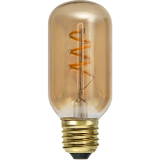 LED-Lampe E27 T45 Decoled Spiral Amber