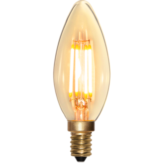 LED-Lampe E14 C35 Soft Glow
