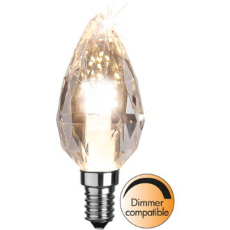 LED-Lampe E14 C35 Diamond