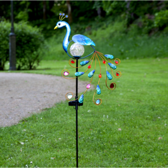 Solardekoration Peacock