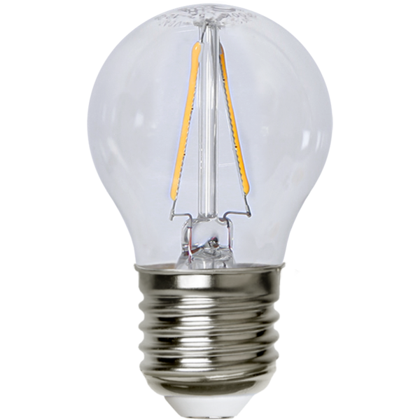 LED-Lampe E27 G45 Clear