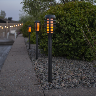 Display Solarleuchte Flame Mini