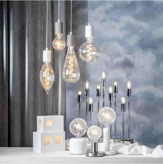 LED-Lampe E27 G95 Decoled Line