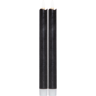 LED Leuchterkerze 2er Set Flamme