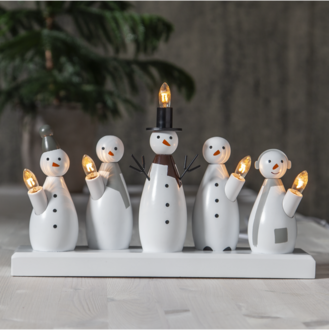 Kerzenleuchter Snowman