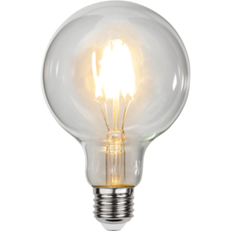 LED-Lampe E27 G95 Clear