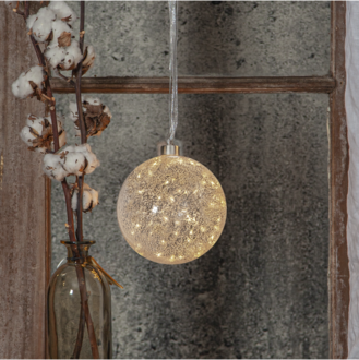 Glaskugel Glow Snow