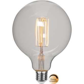 LED-Lampe E27 G125 Decoled Grace Clear